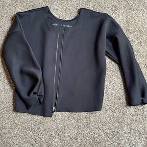 Aday black waste not zip up jacket